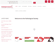 Tablet Screenshot of pathsoc.org